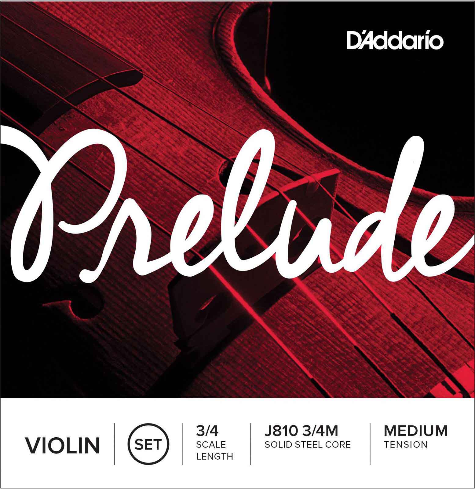 Daddario J810 Prelude Juego Cuerdas Violín 3/4 1