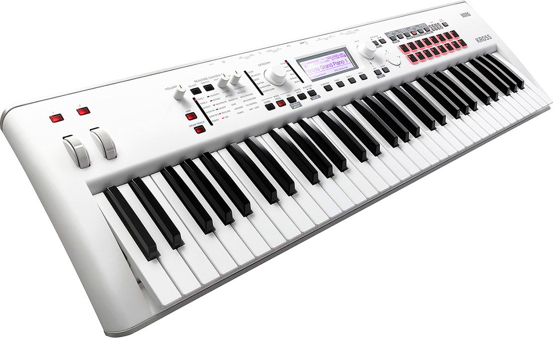 Korg Kross2 61 WH Teclado Workstation Portátil Blanco 2