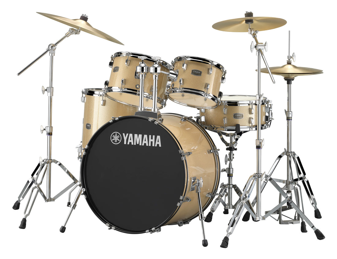 Yamaha RDP2F5 CPG CPset Rydeen Batería Acústica con Herrajes y Platos Champagne Glitter 1