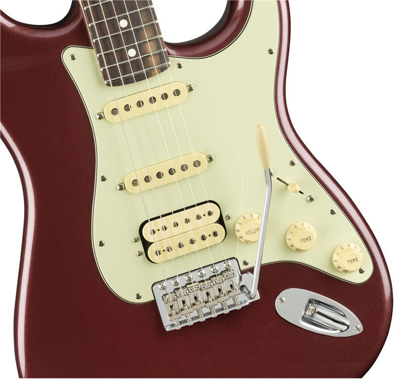 Fender American Performer Stratocaster HSS RW Guitarra Eléctrica Aubergine 4