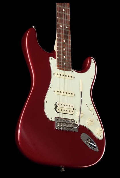 Fender American Performer Stratocaster HSS RW Guitarra Eléctrica Aubergine 8