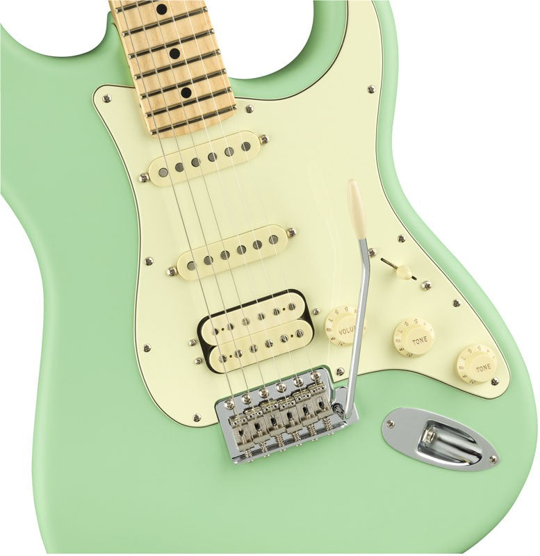 Fender American Performer Stratocaster HSS MN Guitarra Eléctrica Satin Surf Green 3