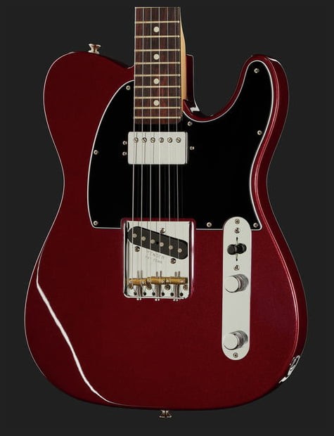 Fender American Performer Telecaster HUM RW Guitarra Eléctrica Aubergine 8