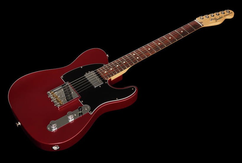 Fender American Performer Telecaster HUM RW Guitarra Eléctrica Aubergine 11