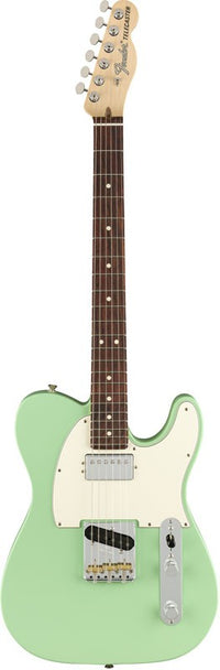 Fender American Performer Telecaster HUM RW Guitarra Eléctrica Satin Surf Green 1