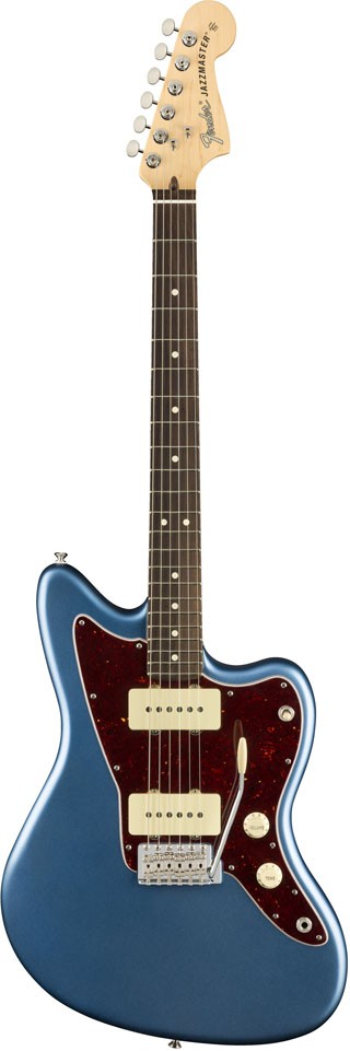 Fender American Performer Jazzmaster RW Guitarra Eléctrica Satin Lake Placid Blue 1