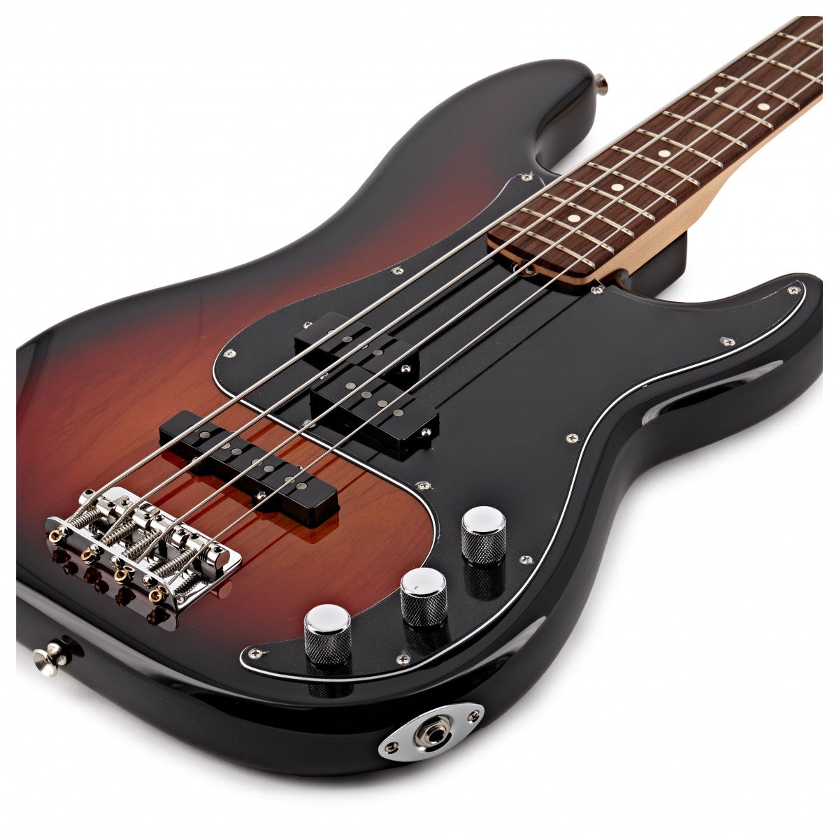 Fender American Performer Precision Bass RW Bajo Eléctrico 3 Colores Sunburst 10