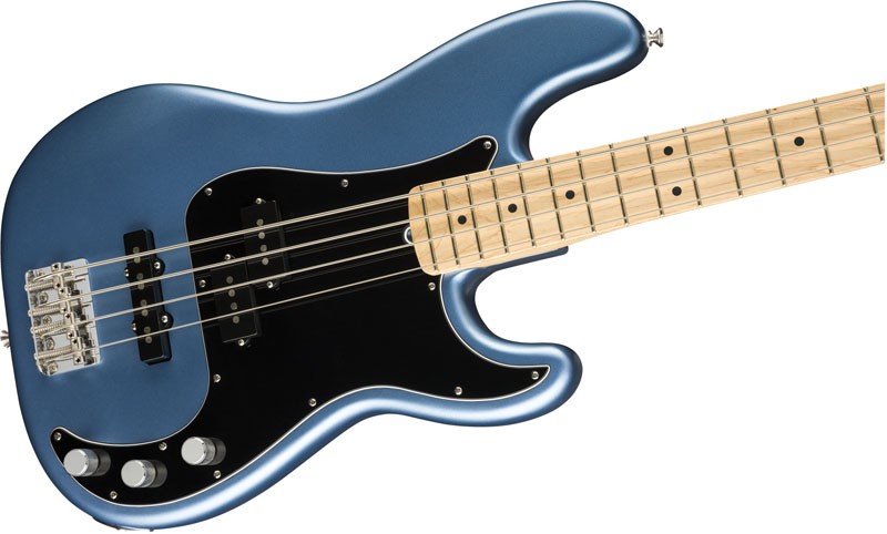 Fender American Performer Precision Bass MN Bajo Eléctrico Satin Lake Placid Blue 3