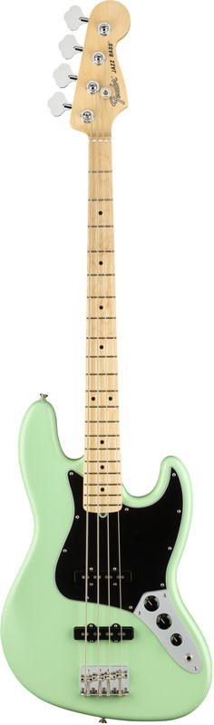 Fender American Performer Jazz Bass MN Bajo Eléctrico Satin Surf Green 1