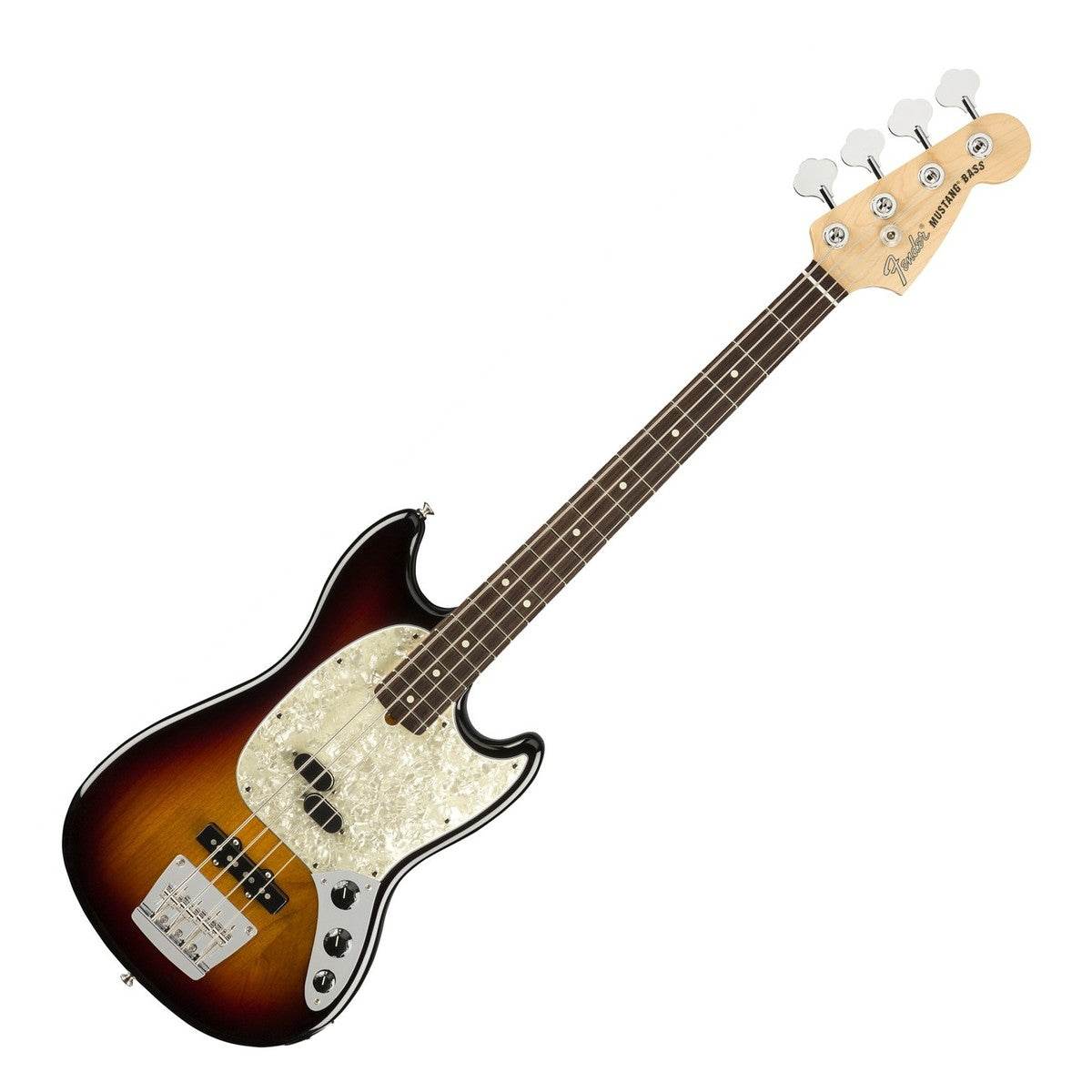 Fender American Performer Mustang Bass RW Bajo Eléctrico 3 Colores Sunburst 7