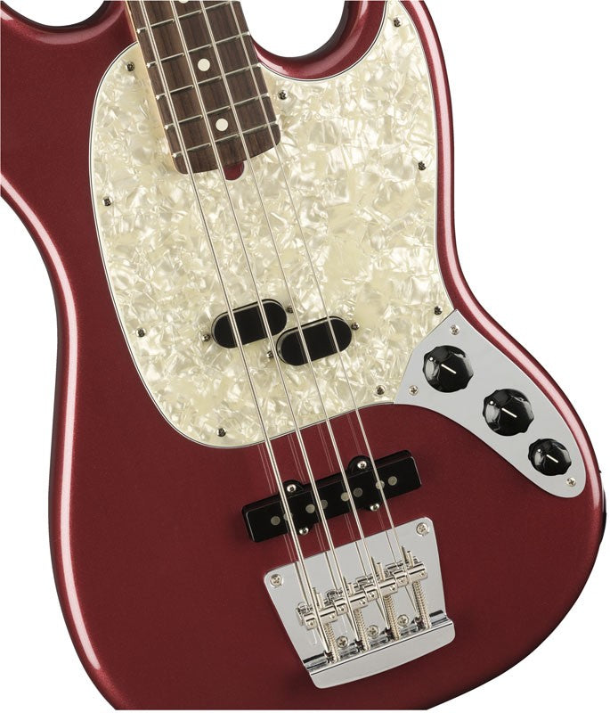 Fender American Performer Mustang Bass RW Bajo Eléctrico Aubergine 4