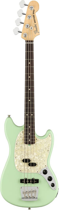 Fender American Performer Mustang Bass RW Bajo Eléctrico Satin Surf Green 1