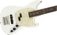 Fender American Performer Mustang Bass RW Bajo Eléctrico Arctic White 3