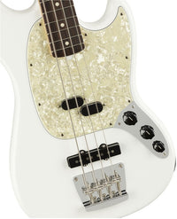 Fender American Performer Mustang Bass RW Bajo Eléctrico Arctic White 4