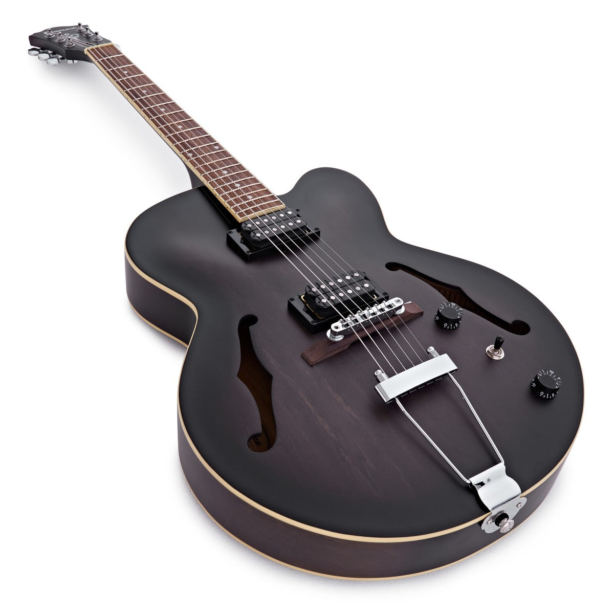 Ibanez AF55 TKF Guitarra Eléctrica Transparent Black Flat 3