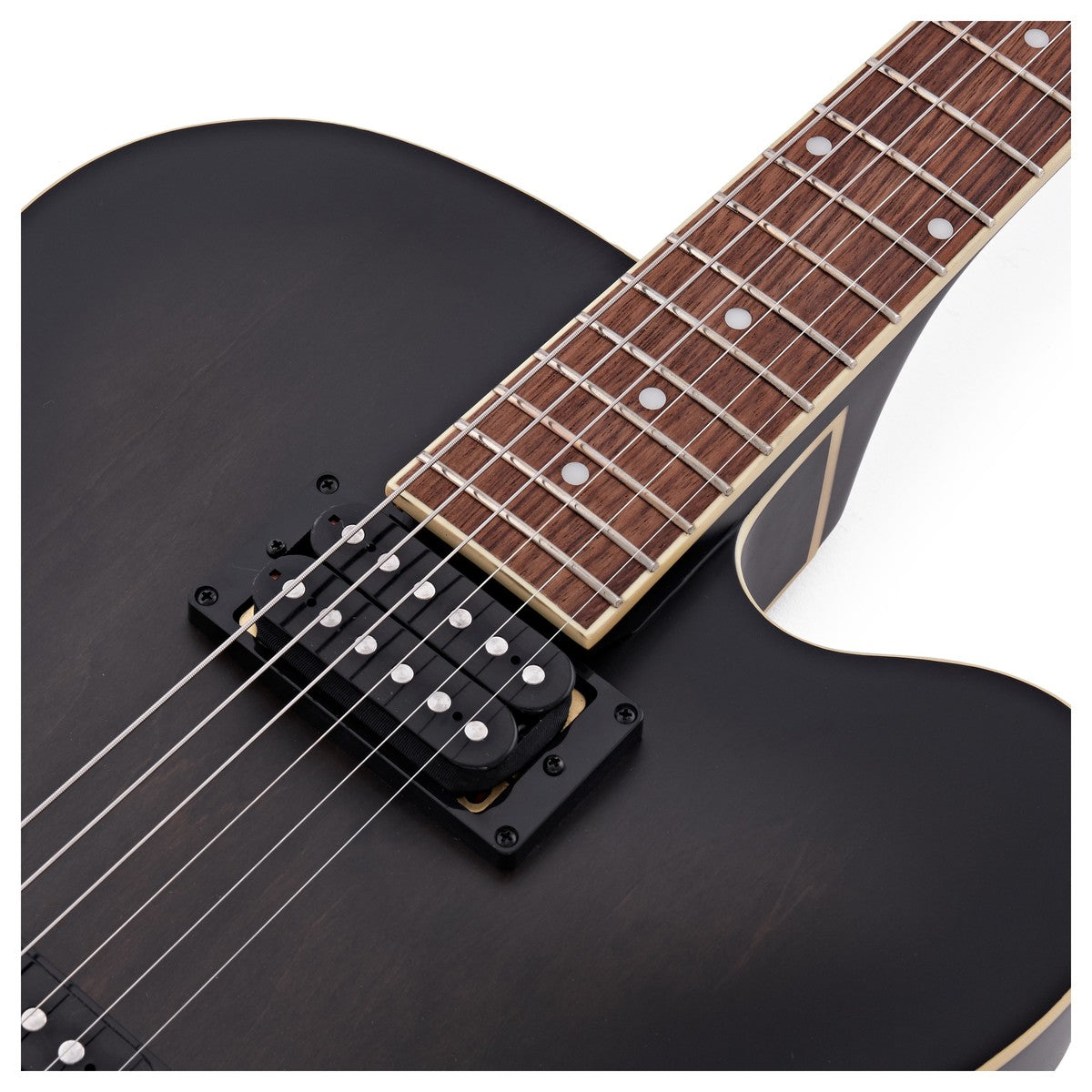 Ibanez AF55 TKF Guitarra Eléctrica Transparent Black Flat 5