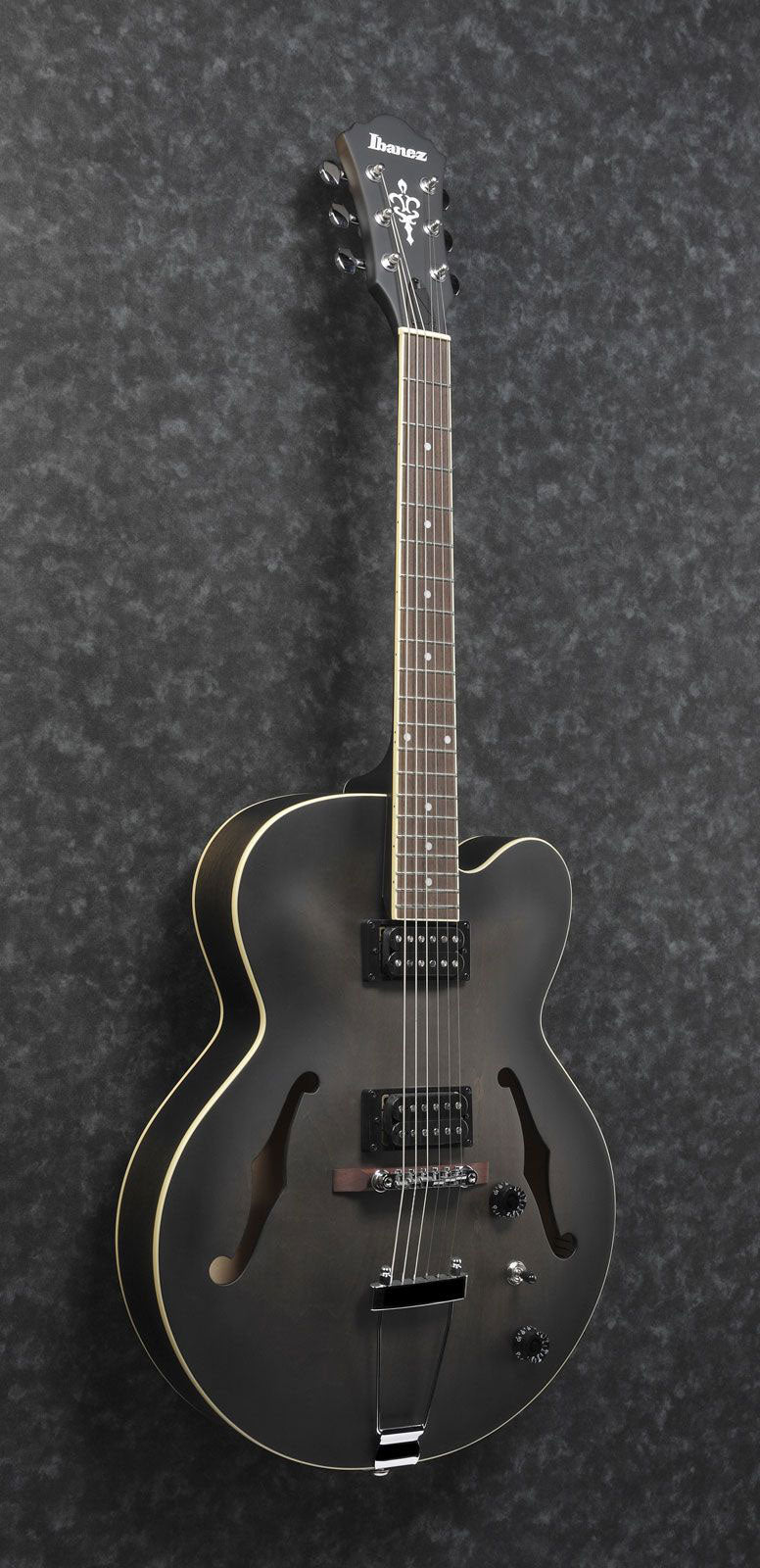 Ibanez AF55 TKF Guitarra Eléctrica Transparent Black Flat 8