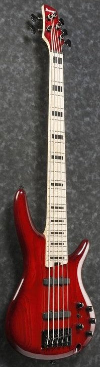 Ibanez ANB205 TWB Adam Nitti Signature Bajo Eléctrico 5 Cuerdas Transparent Wine Red Burst 3