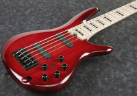 Ibanez ANB205 TWB Adam Nitti Signature Bajo Eléctrico 5 Cuerdas Transparent Wine Red Burst 5