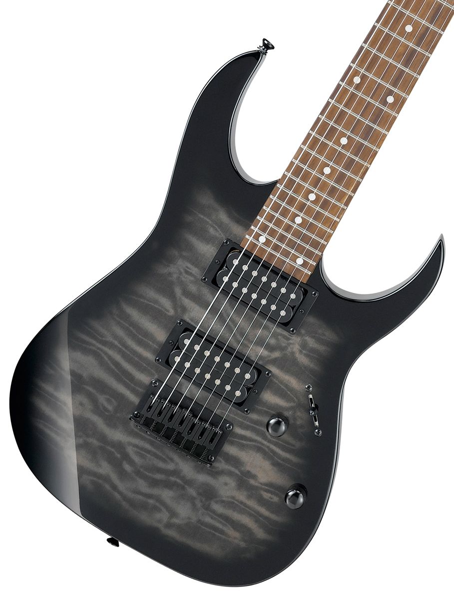 Ibanez GRG7221QA TKS Guitarra Eléctrica 7 Cuerdas Transparent Black Sunburst 2