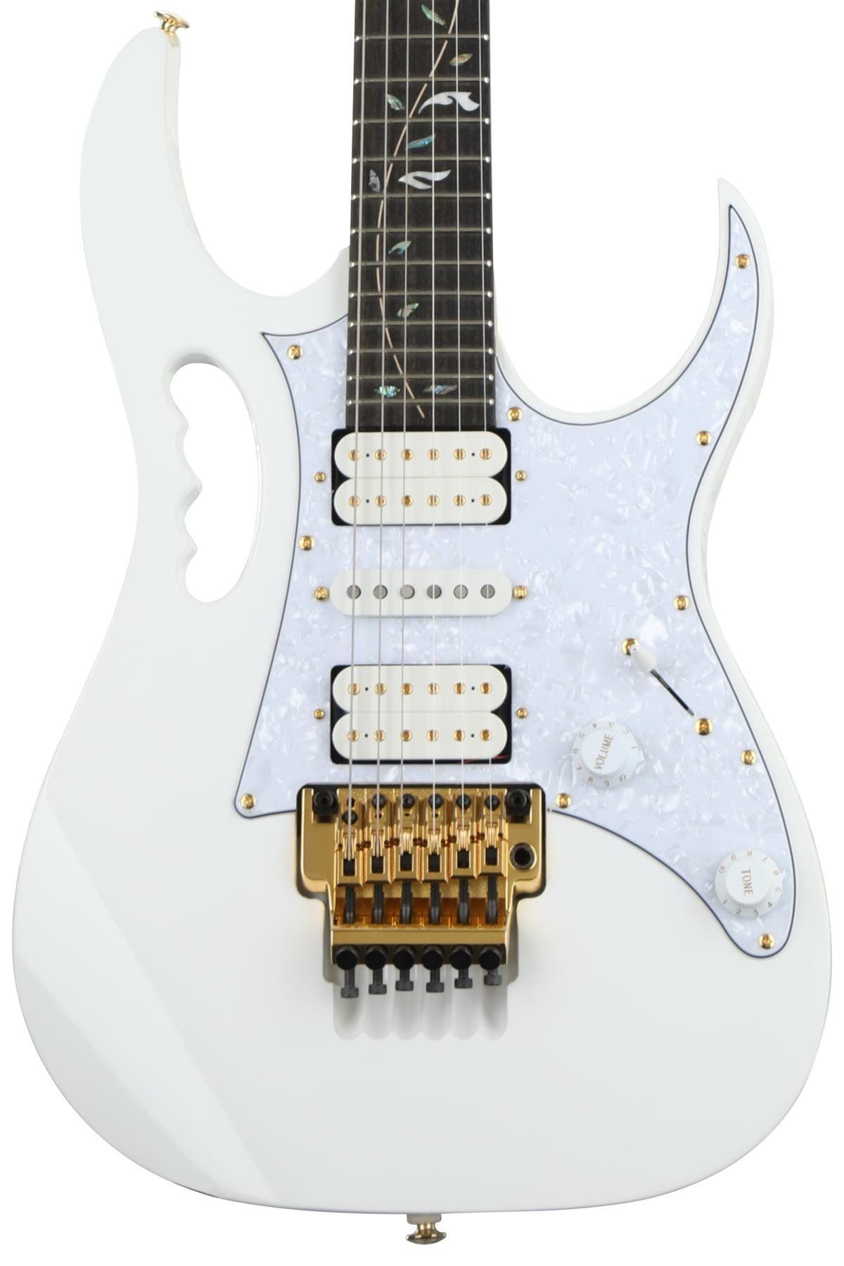 Ibanez JEM7Vp WH Steve Vai Guitarra Eléctrica Blanca 2