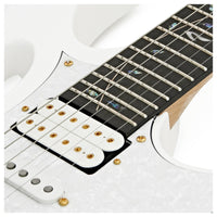 Ibanez JEM7Vp WH Steve Vai Guitarra Eléctrica Blanca 6