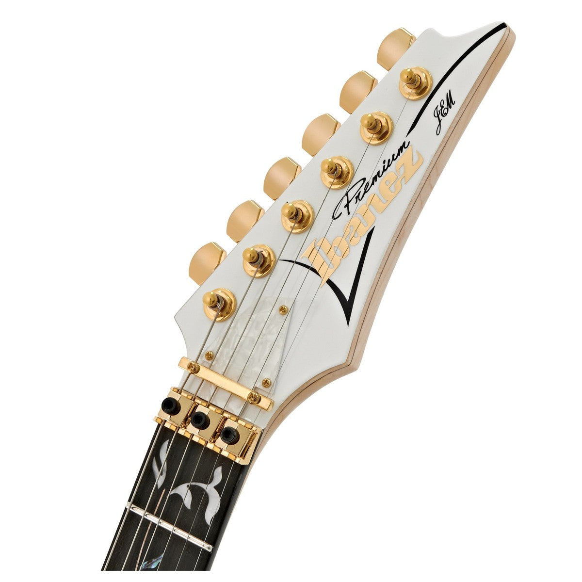 Ibanez JEM7Vp WH Steve Vai Guitarra Eléctrica Blanca 7