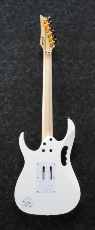 Ibanez JEM7Vp WH Steve Vai Guitarra Eléctrica Blanca 12