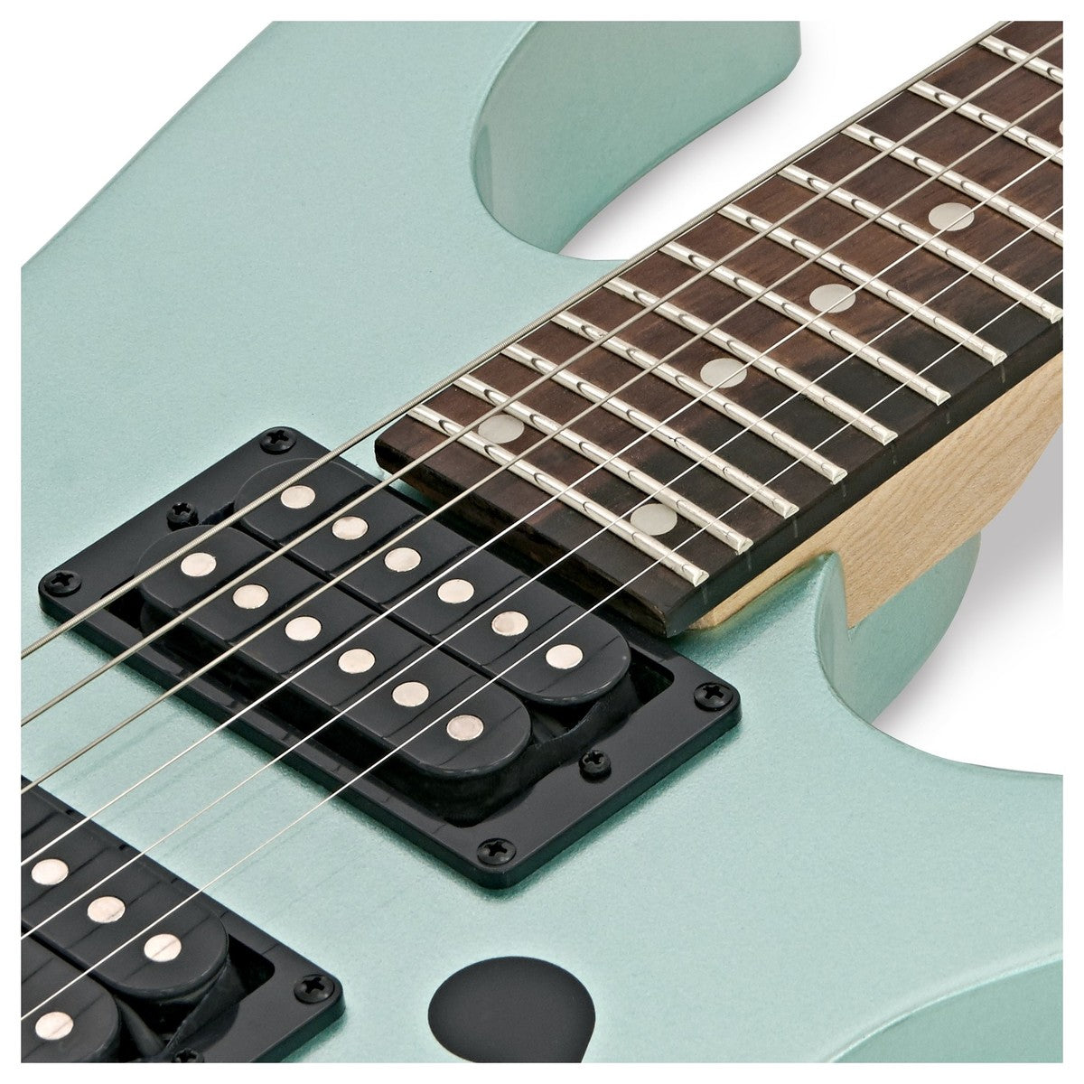 Ibanez PGMM21 MGN Mikro Paul Gilbert Guitarra Eléctrica Metallic Light Green 7