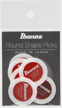 Ibanez PPA1M WH Set 6 Púas Redondas Blancas 3