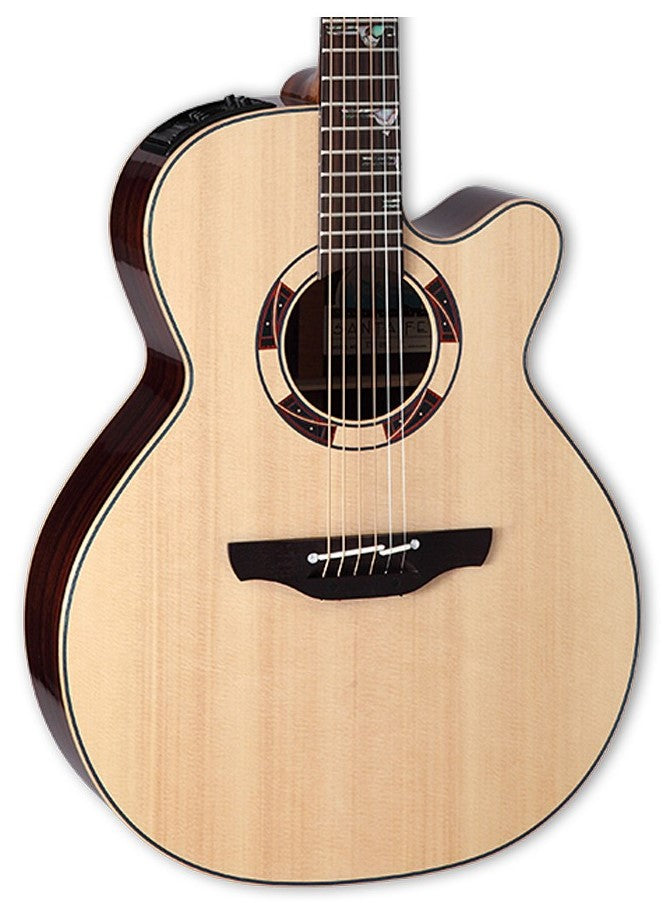 Takamine TSF48C Santa Fe Guitarra Electroacústica NEX Natural 3