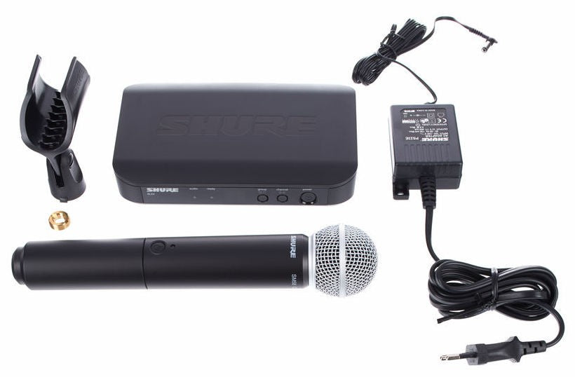 Shure BLX24E SM58 Sistema Inalámbrico de Mano Vocal SM 8