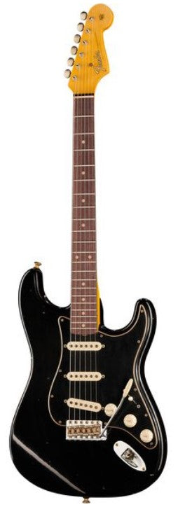 Fender Postmodern Journeyman Relic Stratocaster RW Guitarra Eléctrica Aged Black. 3