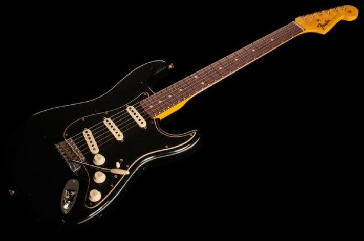 Fender Postmodern Journeyman Relic Stratocaster RW Guitarra Eléctrica Aged Black. 13