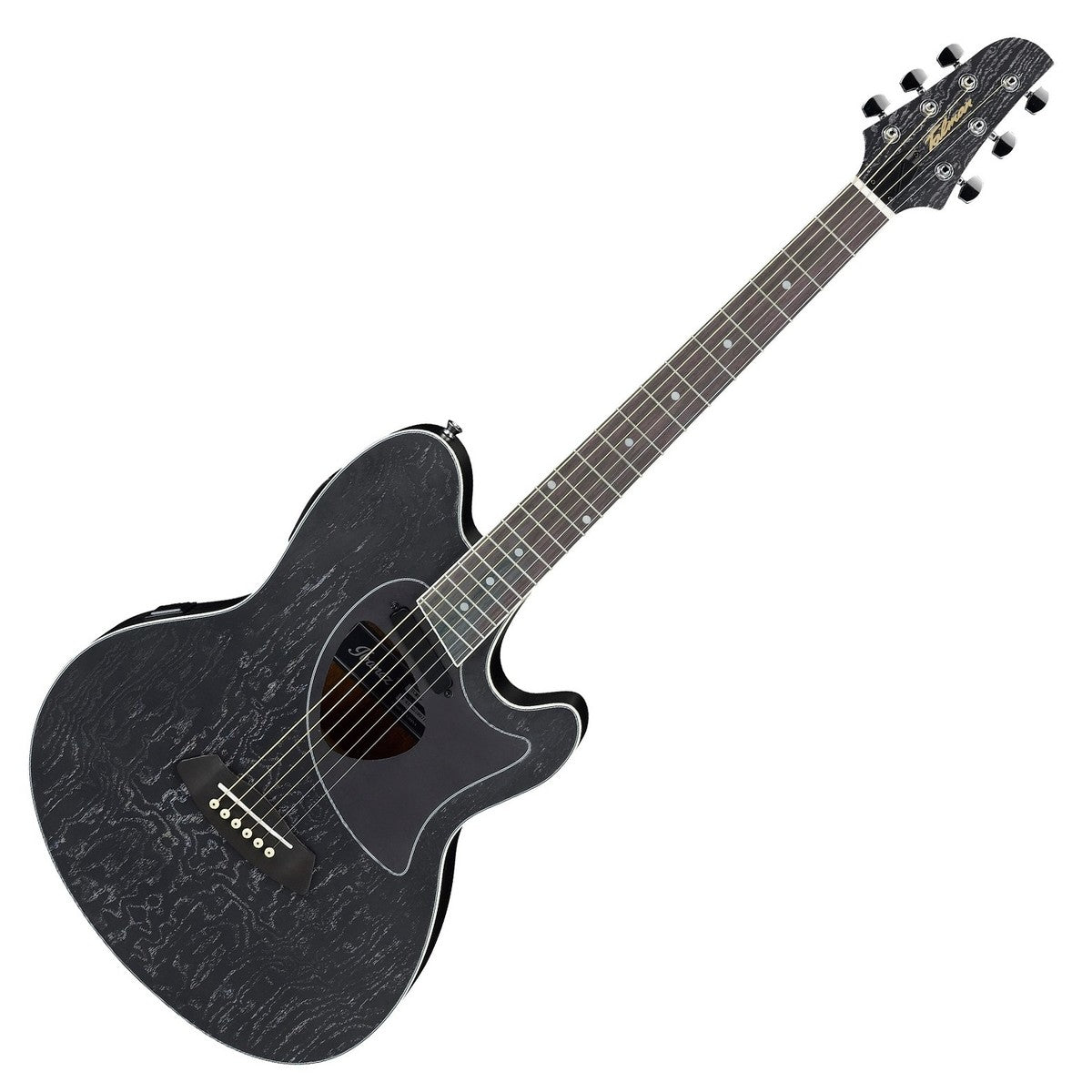 Ibanez TCM50 GBO Guitarra Electroacústica Galaxy Black 3