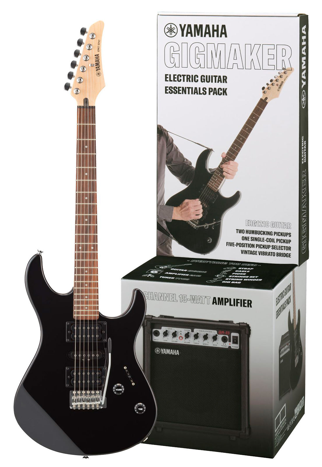 Yamaha ERG121GPIIHII Pack Guitarra Eléctrica Negro 1