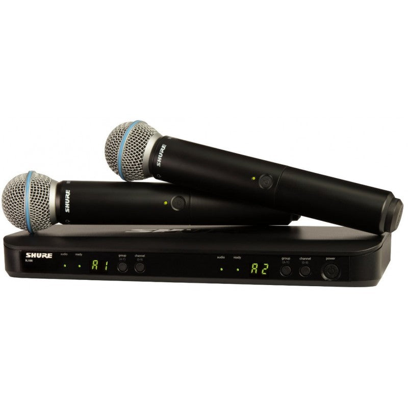 Shure BLX288E B58 Sistema Inalámbrico Dual de Mano Vocal Beta 58 1