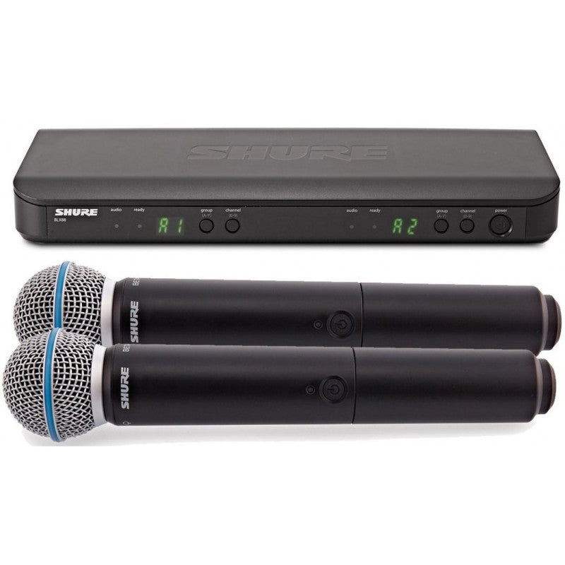 Shure BLX288E B58 Sistema Inalámbrico Dual de Mano Vocal Beta 58 2