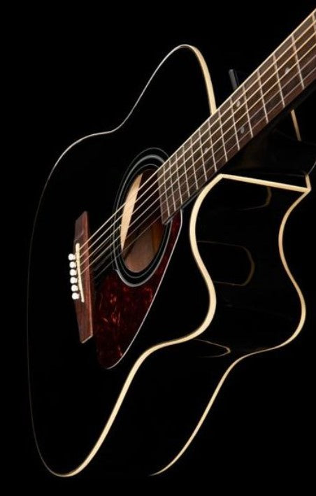 Yamaha FX370C BL Guitarra Electroacústica Dreadnought Negra 18