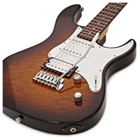 Yamaha Pacifica 212VQM TBS Guitarra Eléctrica Quilted Maple Tobacco Brown Sunburst 4