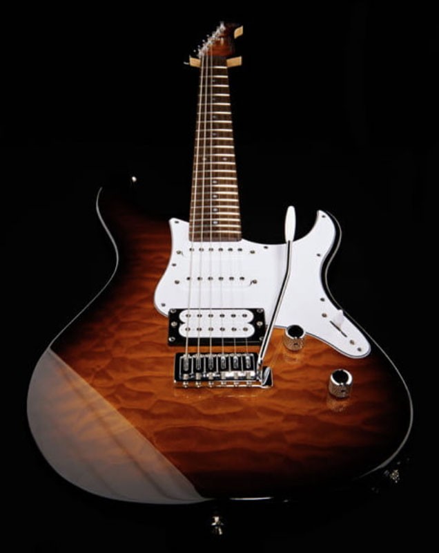 Yamaha Pacifica 212VQM TBS Guitarra Eléctrica Quilted Maple Tobacco Brown Sunburst 17