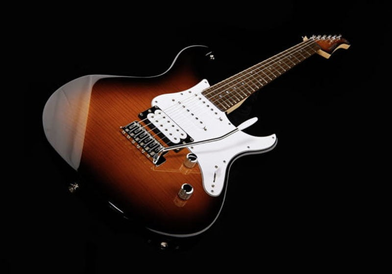 Yamaha Pacifica 212VFM TBS Guitarra Eléctrica Flamed Maple Tobacco Brown Sunburst 10