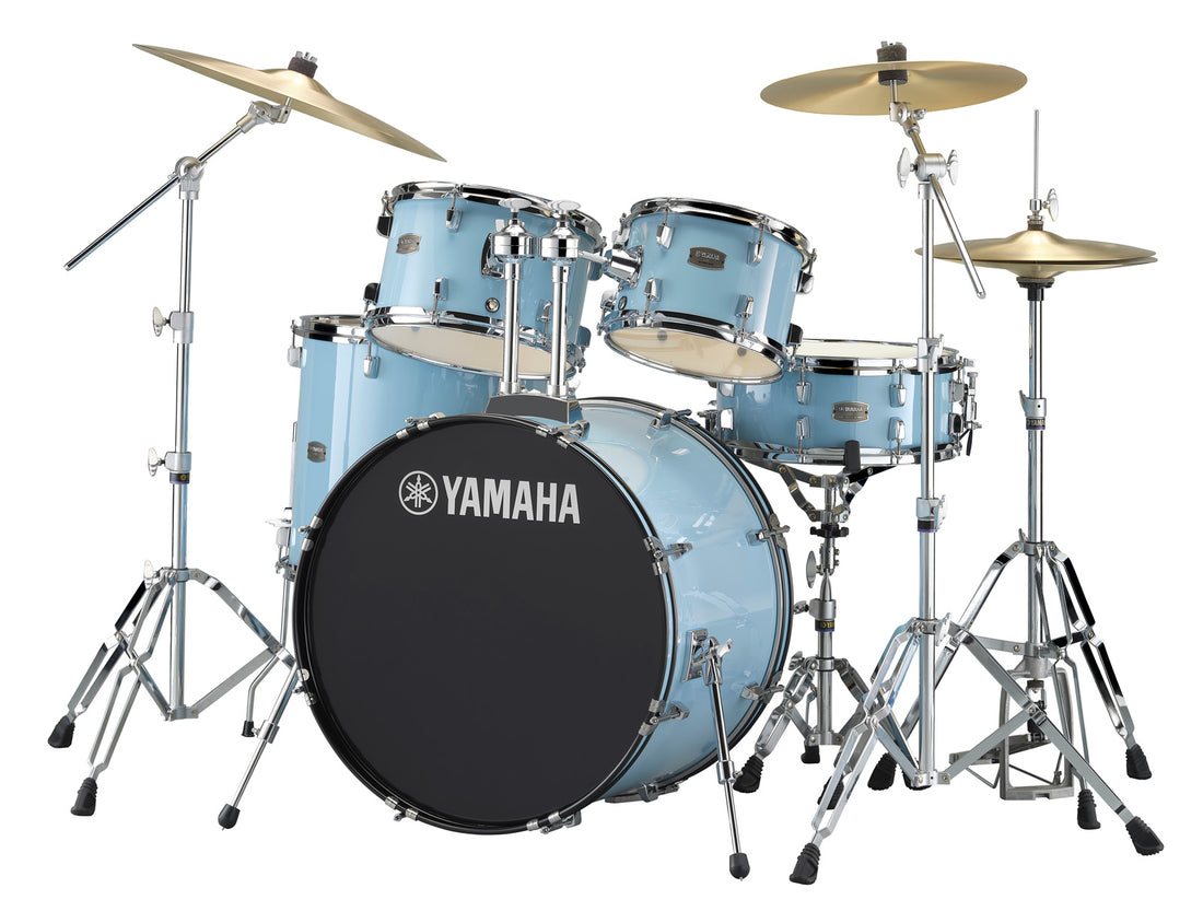 Yamaha RDP2F5 GPU CPset Rydeen Batería Acústica con Herrajes y Platos Gloss Pale Blue 1