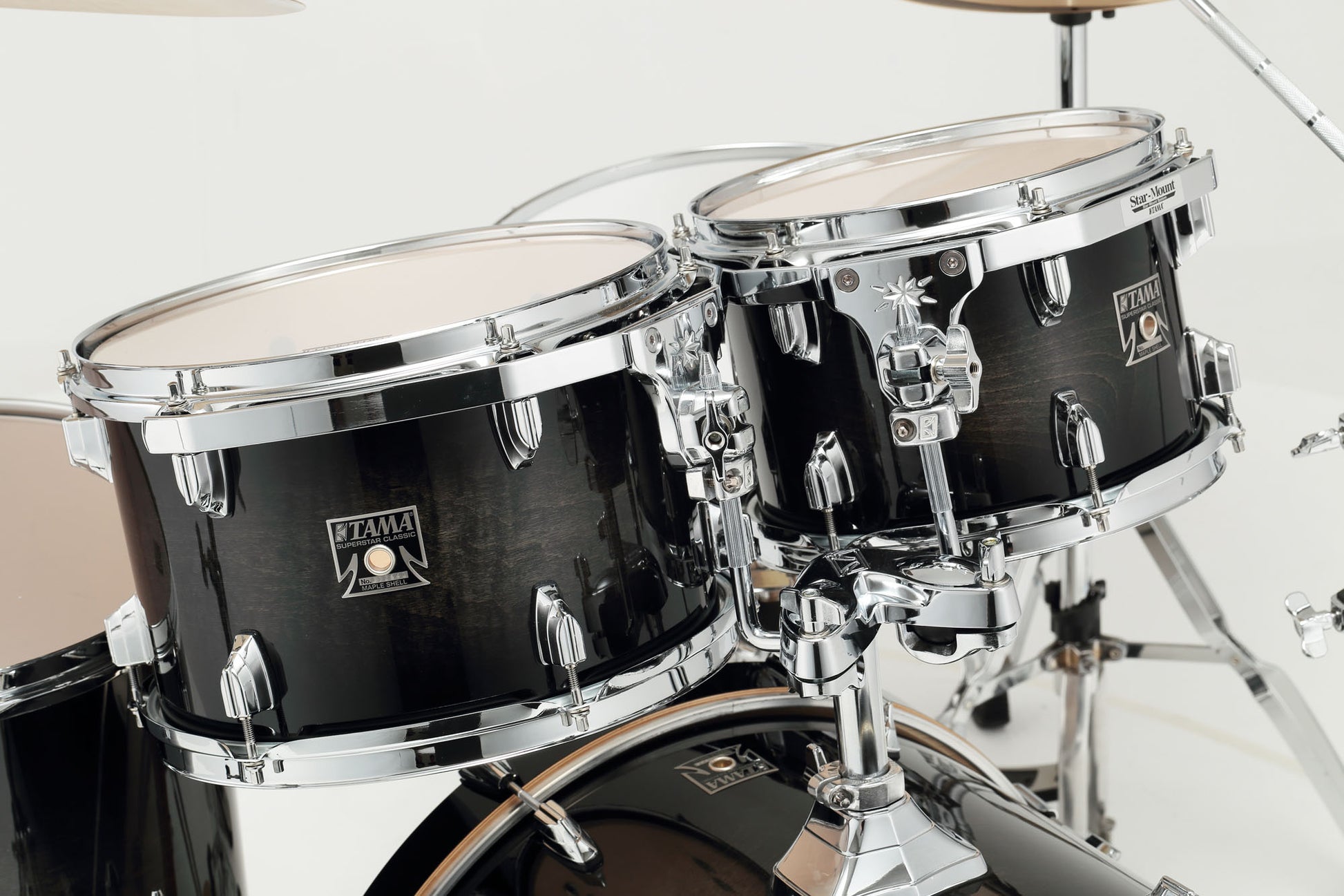 Tama CL50RS TPB Superstar Classic Batería Acústica Transparent Black Burst 5