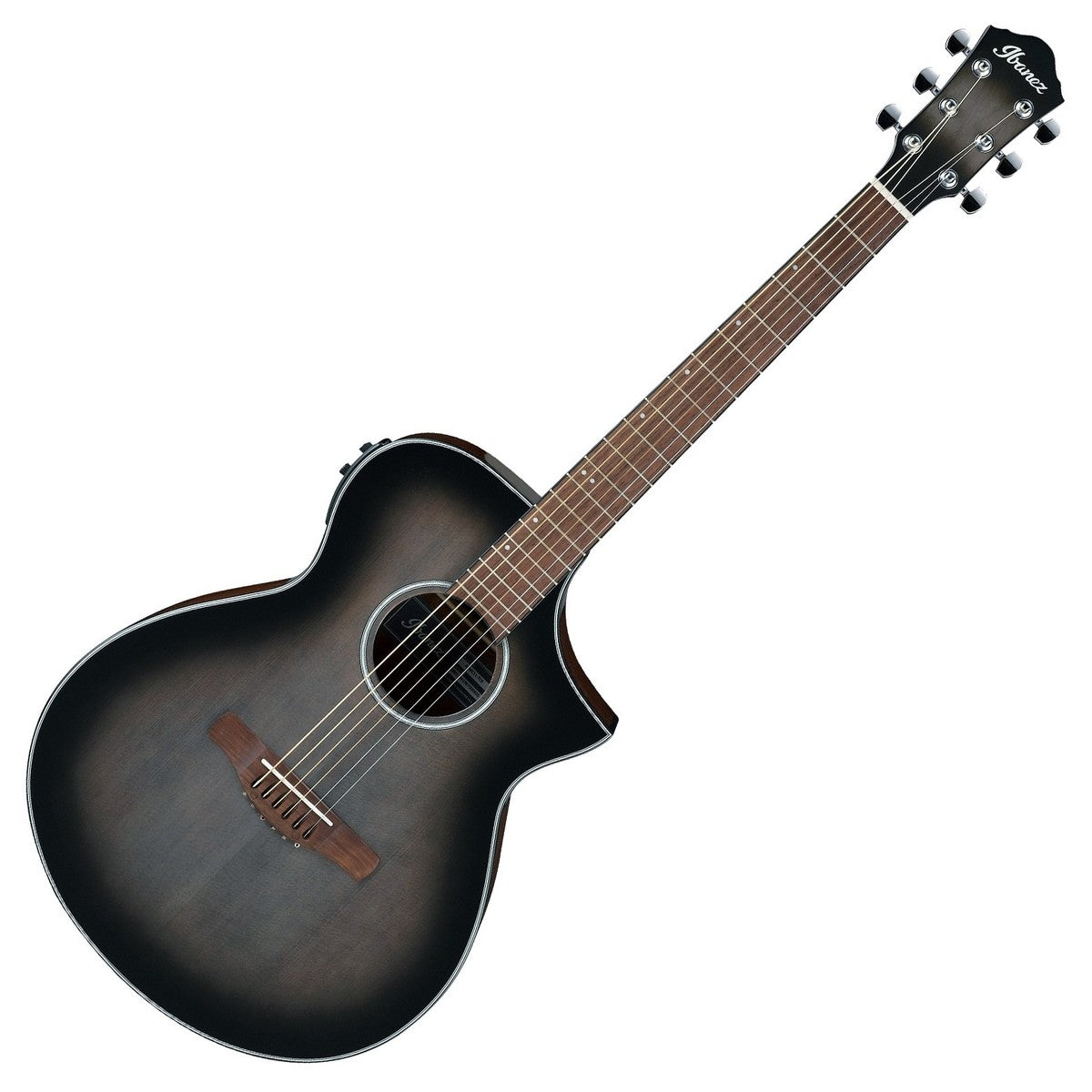 Ibanez AEWC11 TCB Guitarra Electroacústica Transparent Charcoal Black 4