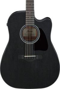 Ibanez AW1040CE WK Guitarra Electroacústica Dreadnought Weathered Black 4