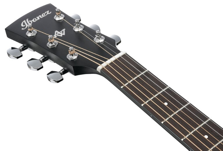 Ibanez AW1040CE WK Guitarra Electroacústica Dreadnought Weathered Black 6