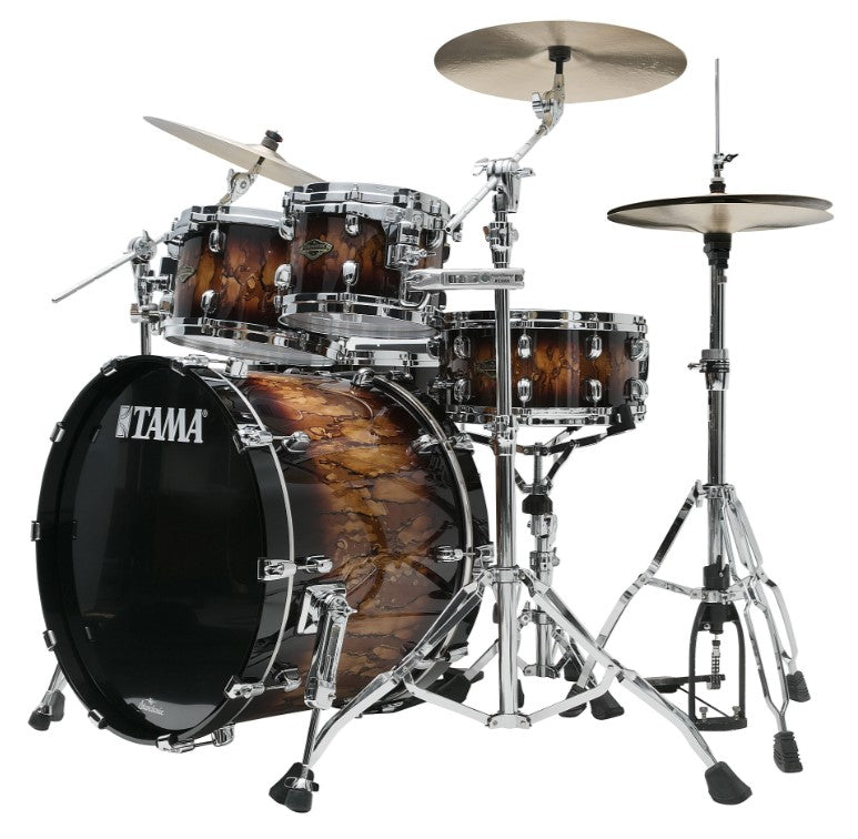 Tama WBS52RZS MBR Starclassic Walnut Birch Batería Acústica Molten Brown Burst 2