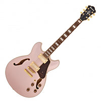 Ibanez AS73G RGF Guitarra Eléctrica Rose Gold Metallic Flat 9