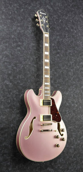 Ibanez AS73G RGF Guitarra Eléctrica Rose Gold Metallic Flat 10